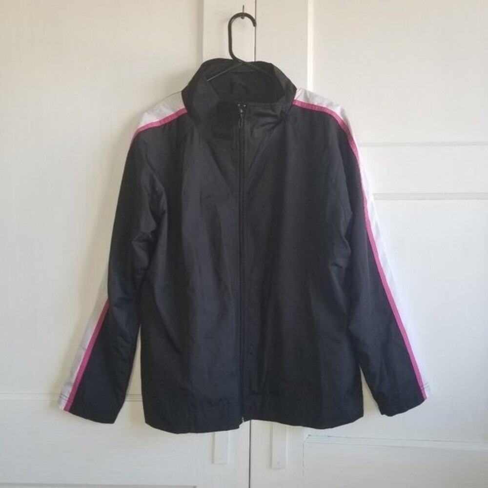 Collection Black Jacket Windbreaker Large